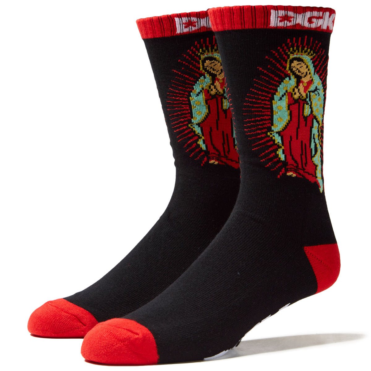 DGK Guadalupe Crew Socks - Black