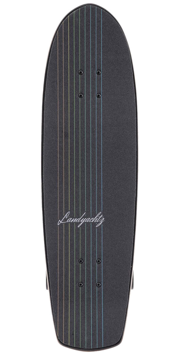 Landyachtz Butter Lines Pre-Built Longboard Complete - Black image 2