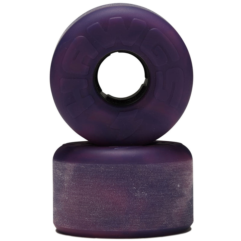 Hawgs Lil' EZ 78a Stone Ground Longboard Wheels - Pink/Purple - 60mm