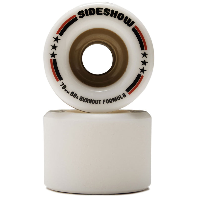 Venom Sideshow 80a Longboard Wheels - White - 70mm