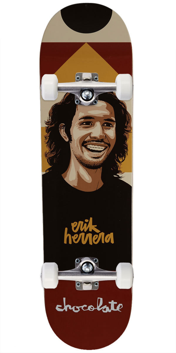 Chocolate Herrera Hecox Portrait Skateboard Complete - 8.25