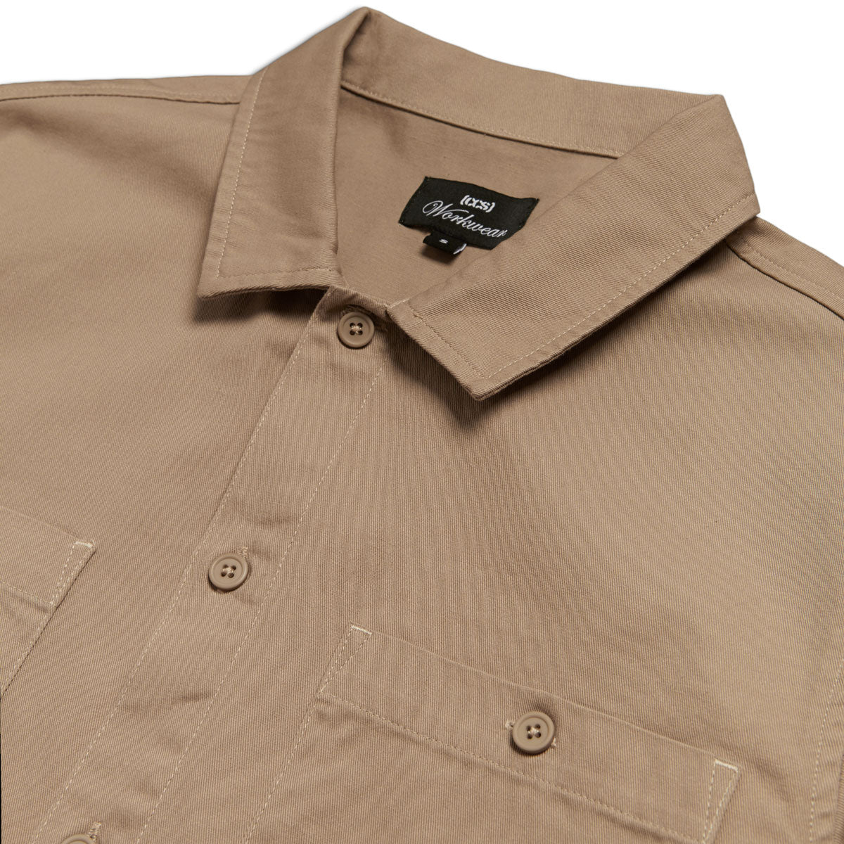 CCS Heavy Cotton Work Shirt - Khaki – Daddies Board Shop