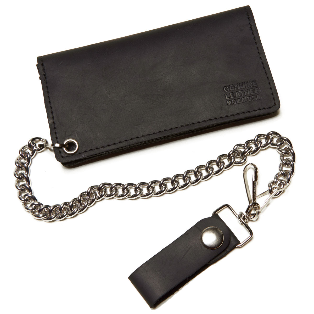 Dogtown Suicidal Large Leather Chain Wallet - Black image 3