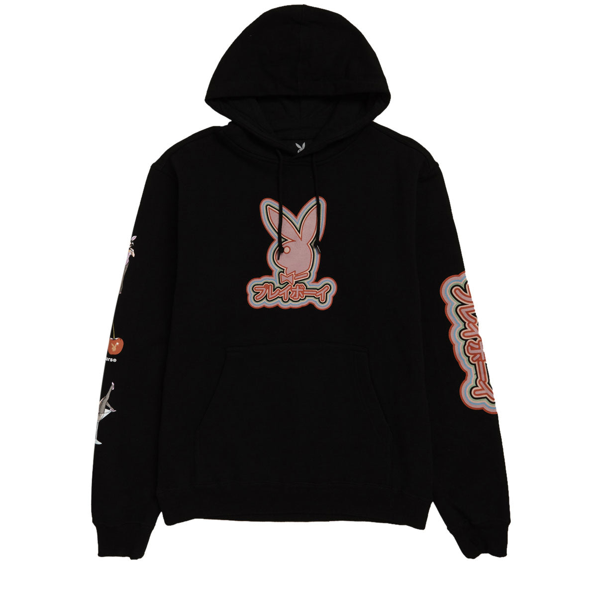 Color Bars Tokyo Outline Hoodie - Black image 1