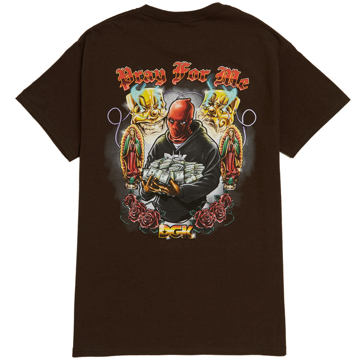 DGK Daily Grind T-Shirt - Dark Chocolate