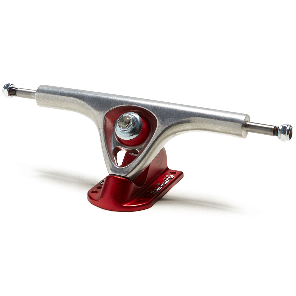 Paris V3 50 Degree Mix-Ups Longboard Trucks - Polished/Red - 180mm image 1