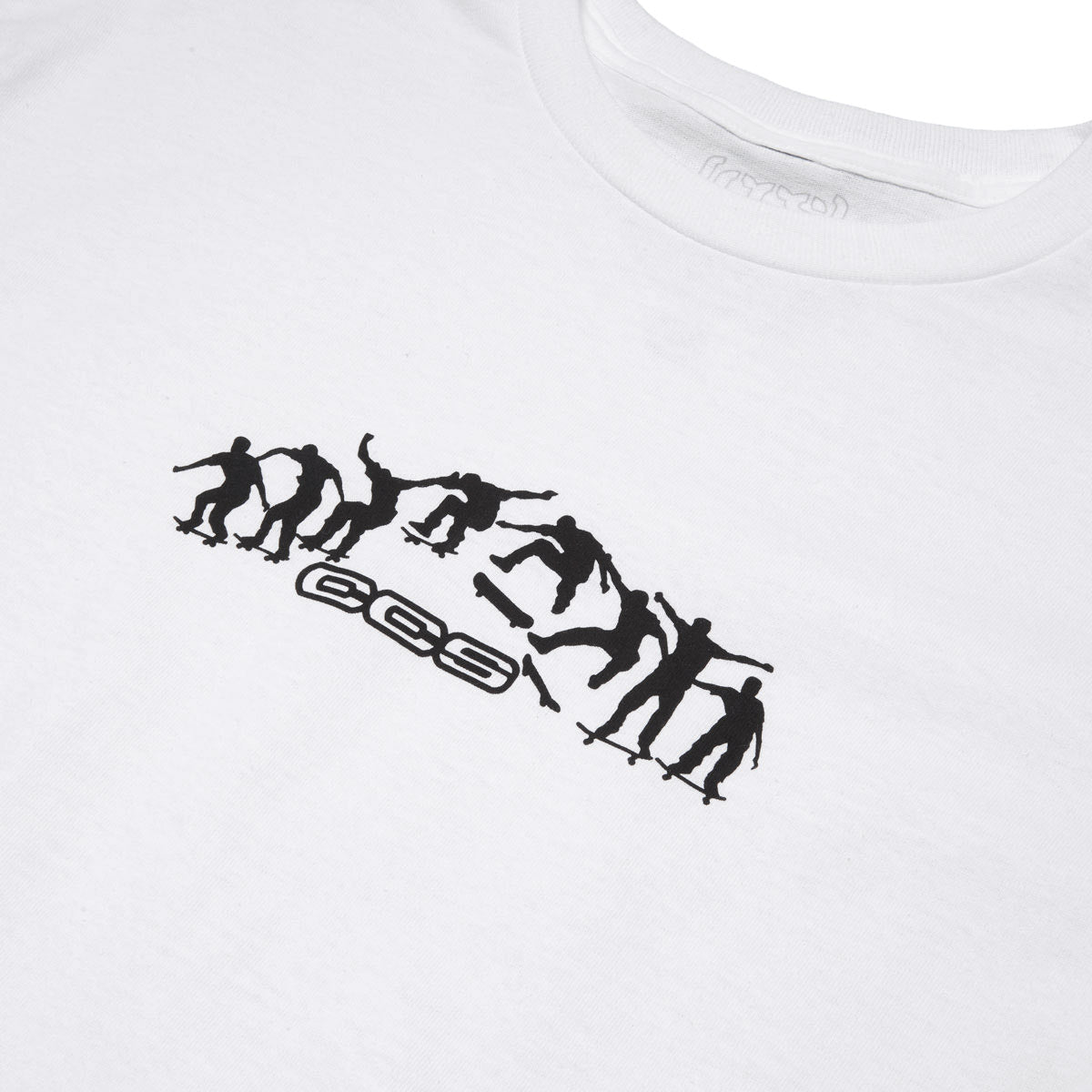 CCS Kickflip Logo T-Shirt - White/Black image 2