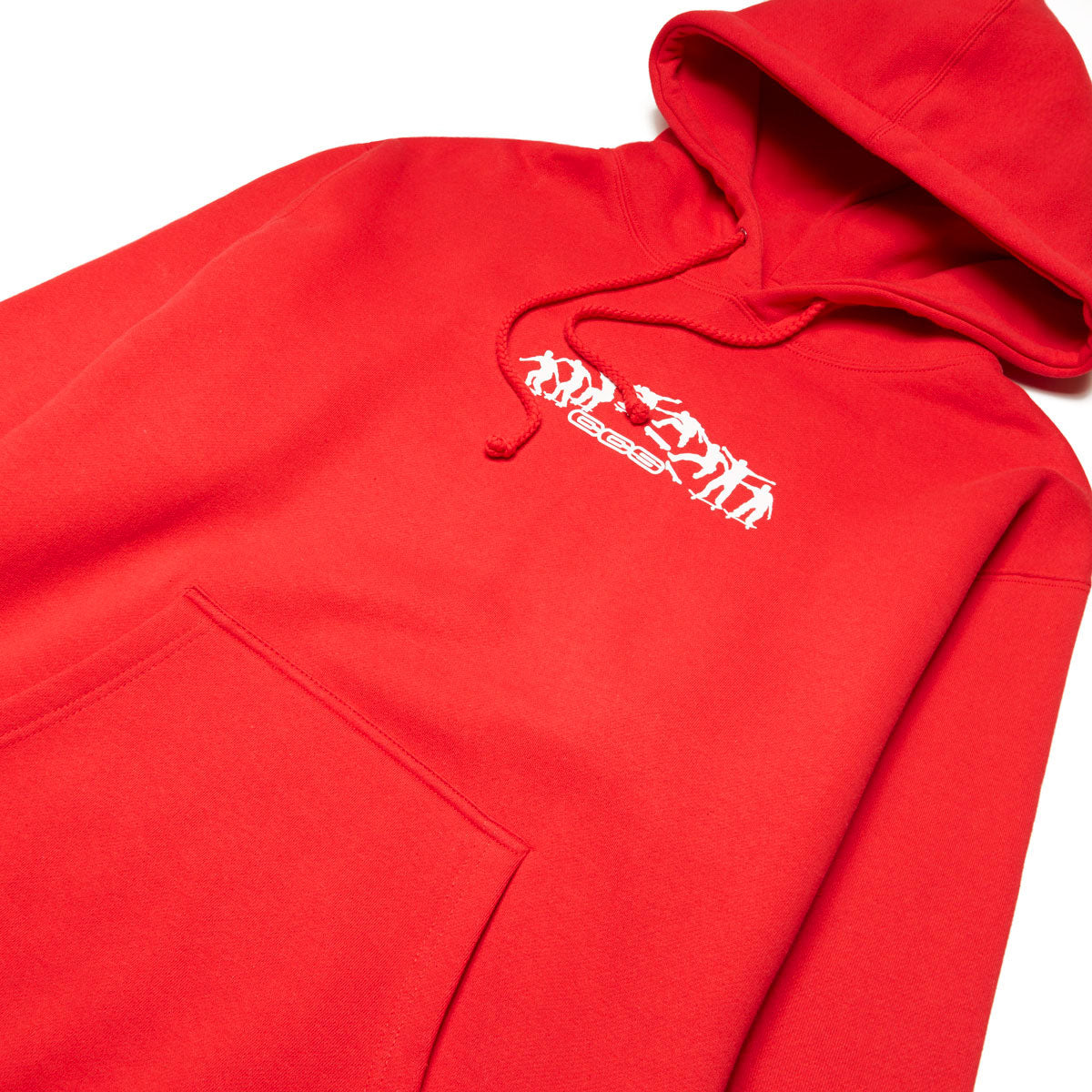 CCS Kickflip Logo Pullover Hoodie - Red/White – Daddies Board Shop