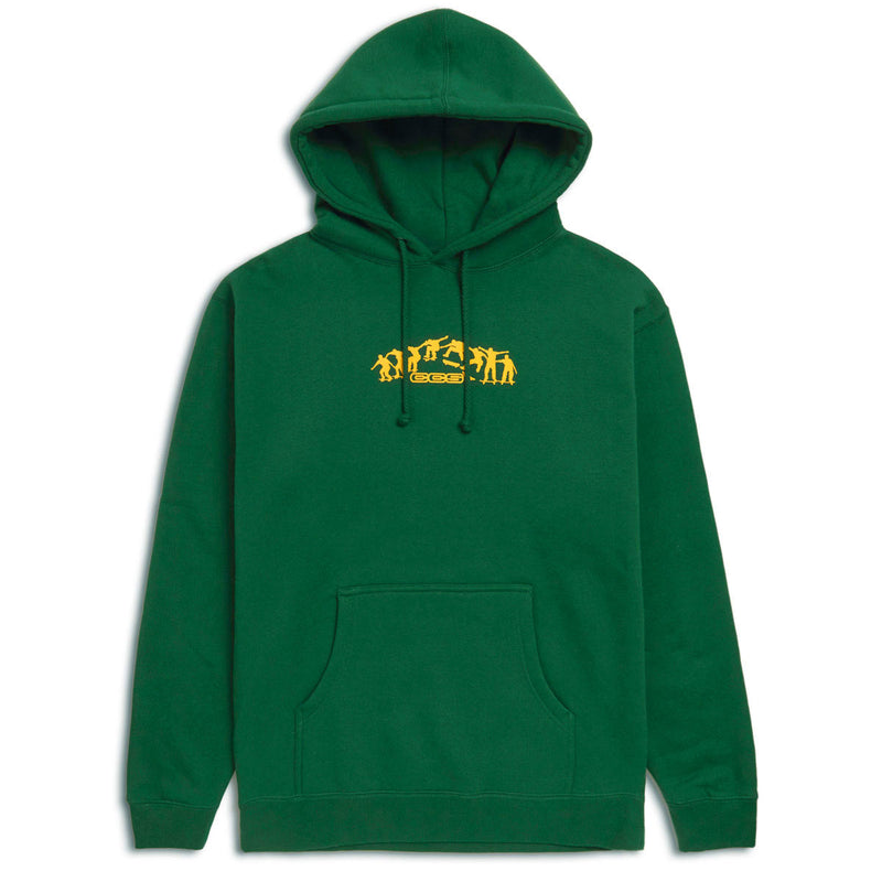 CCS Kickflip Logo Pullover Hoodie - Forest/Yellow