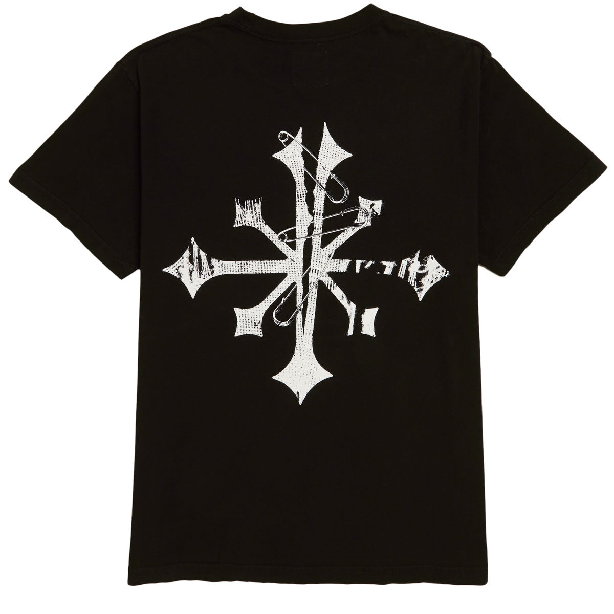 Disorder Safety Pin T-Shirt - Vintage Black image 2