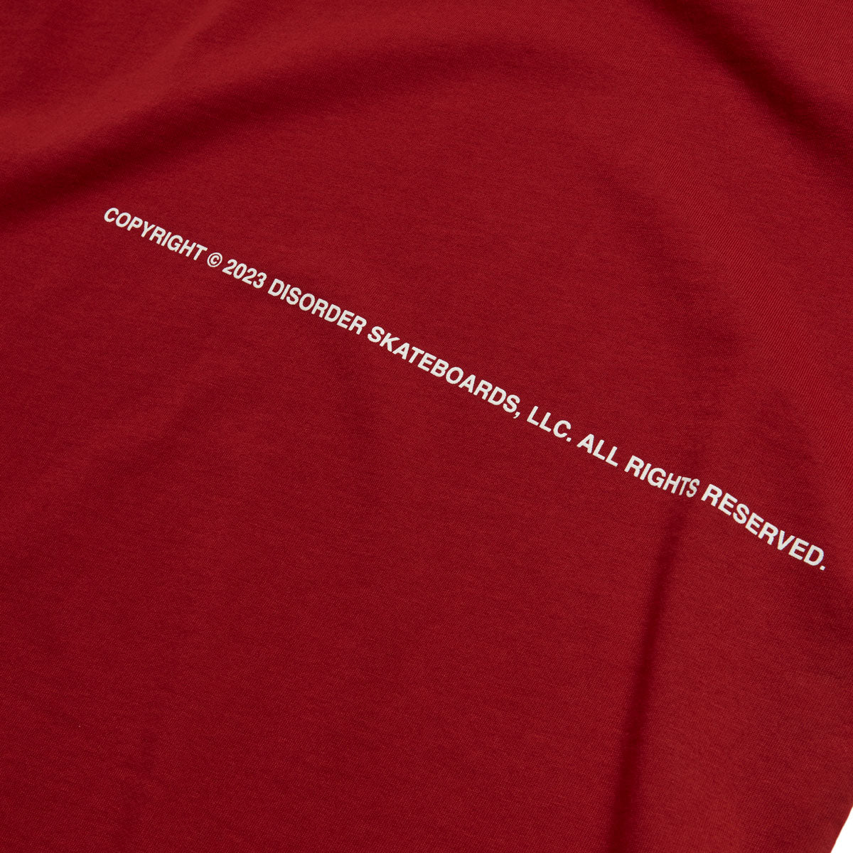 Disorder Spray T-Shirt - Disorder Red image 3