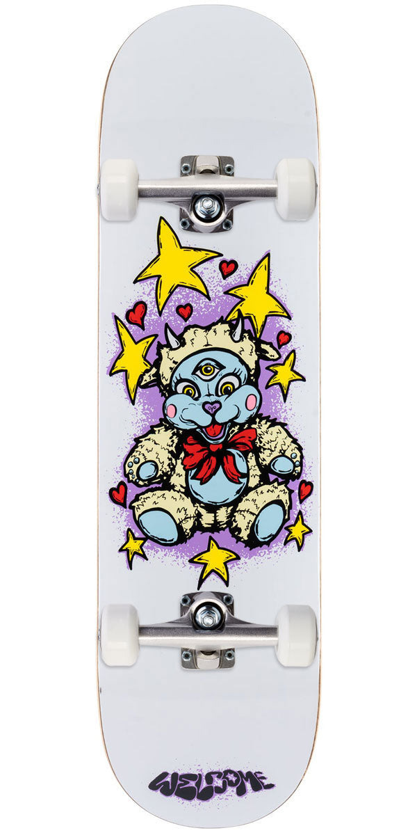 Welcome Lamby On A Evil Twin Skateboard Complete - White/Prism Foil - 8.50