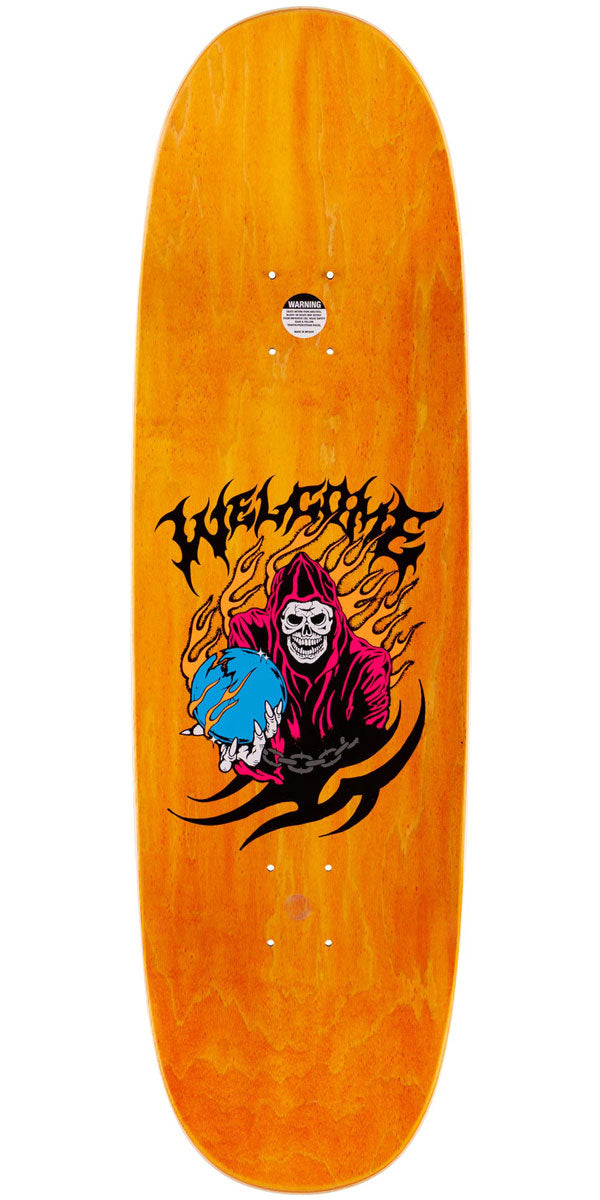 Welcome Wonder On A Boline 2.0 Skateboard Deck - Brown Stain - 9.50