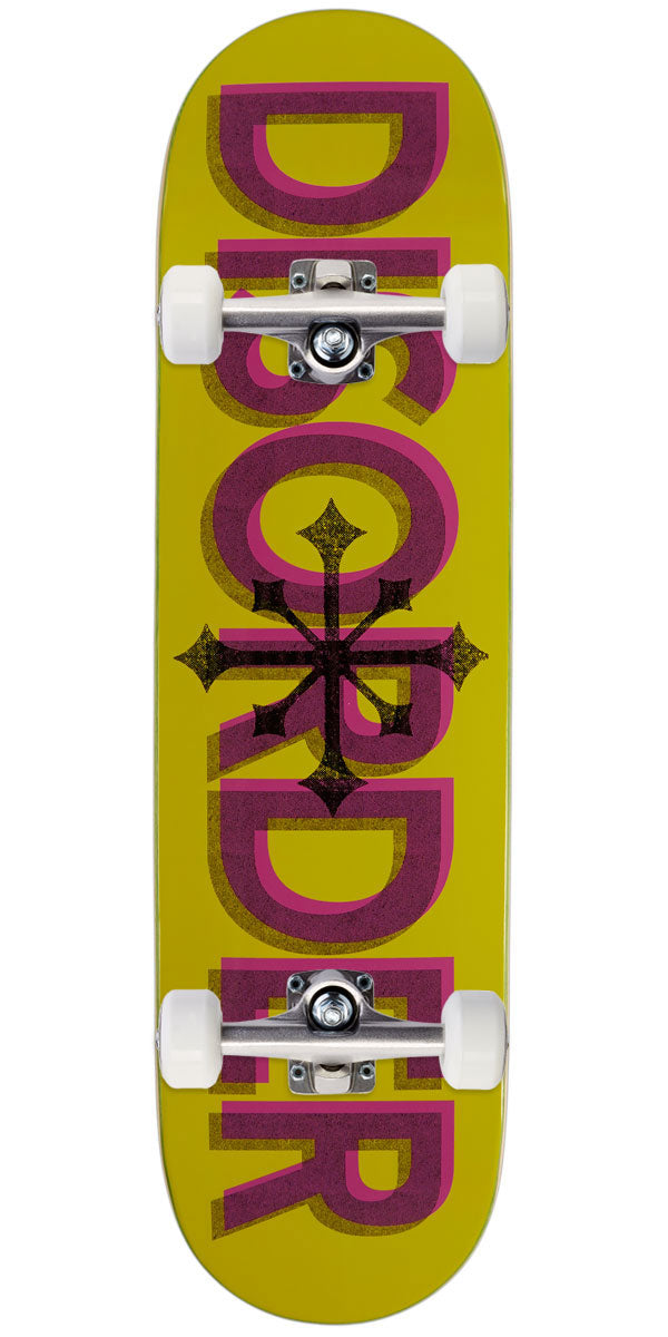 Disorder Misplaced Crossover Skateboard Complete - Yellow - 8.25