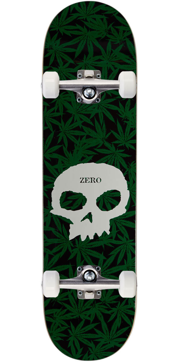 Zero Sweet Leaf Single Skull Skateboard Complete - 8.00