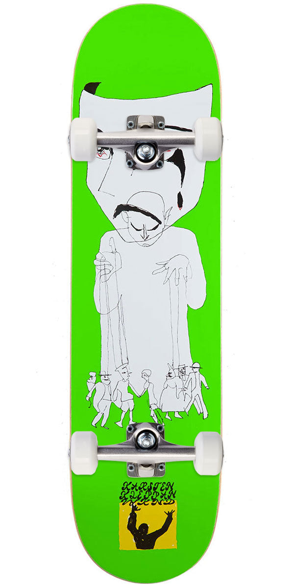 WKND Marionette Karsten Kleppan Skateboard Complete - Lime - 8.375