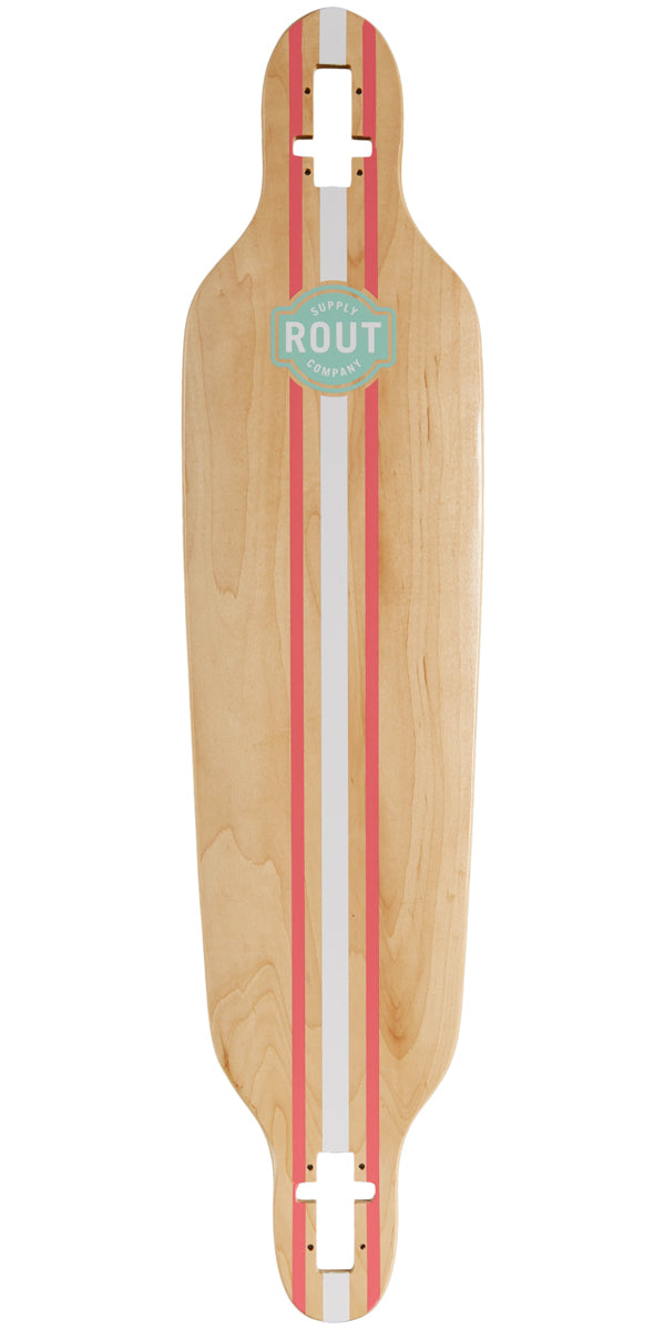 Rout Pinstripe Drop-Thru Longboard Deck image 1