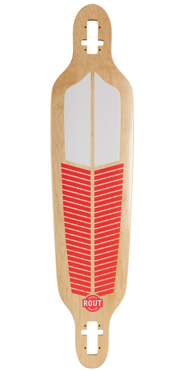 Rout Plume Drop-Thru Longboard Deck image 1