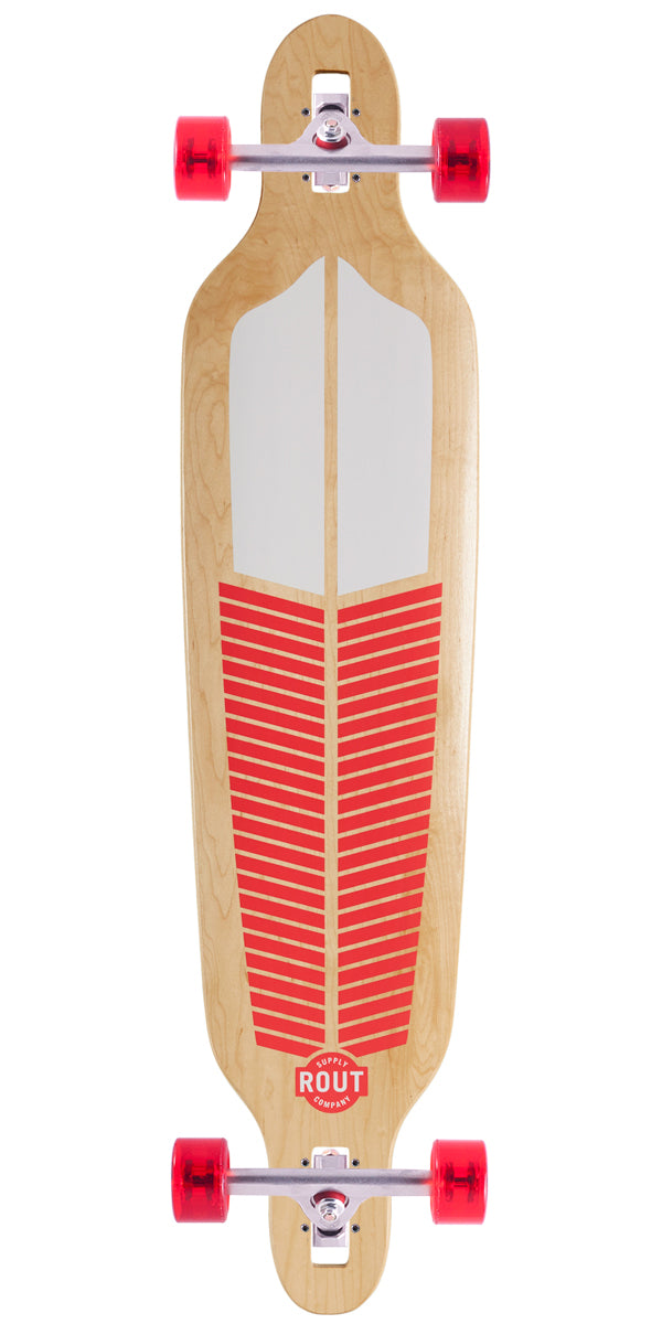 Rout Plume Drop-Thru Longboard Complete