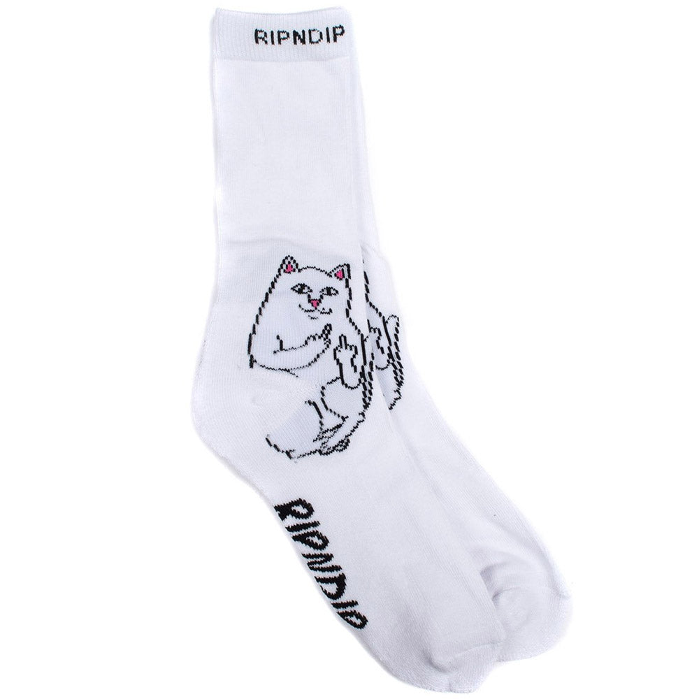 RIPNDIP Lord Nermal Socks - White – Daddies Board Shop