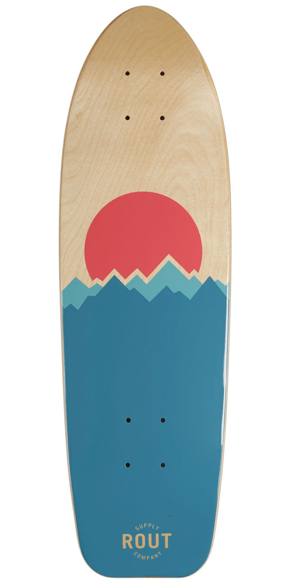 Rout Peaks Cruiser Skateboard Deck image 1