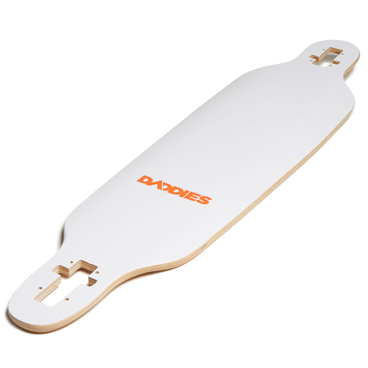 Daddies Logo Drop-Thru Longboard Complete - White image 4