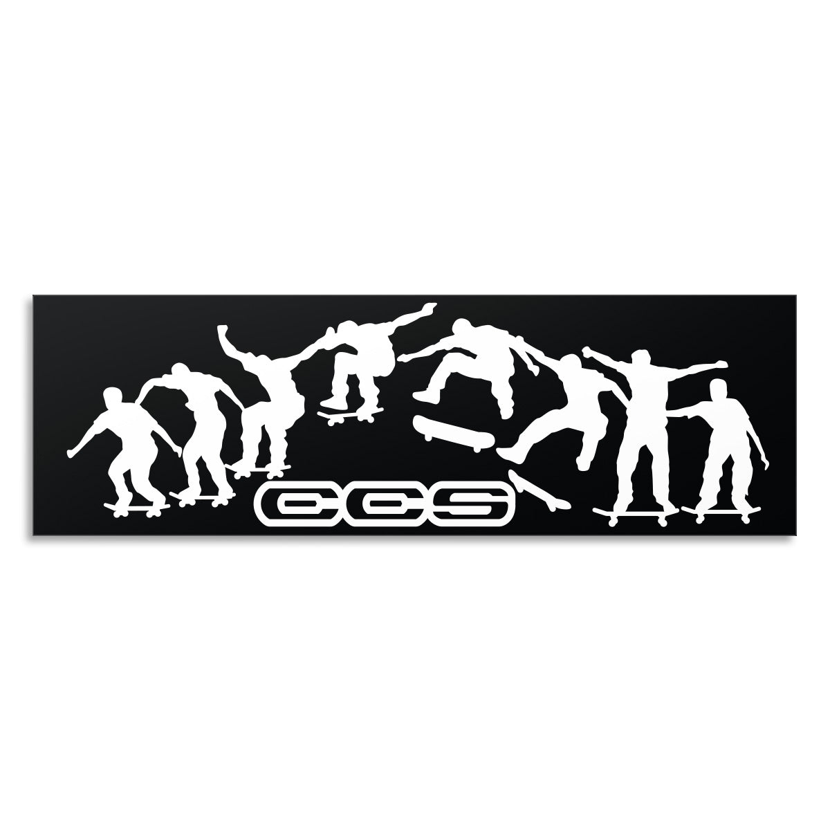 CCS Kickflip Sticker - Black/White image 1