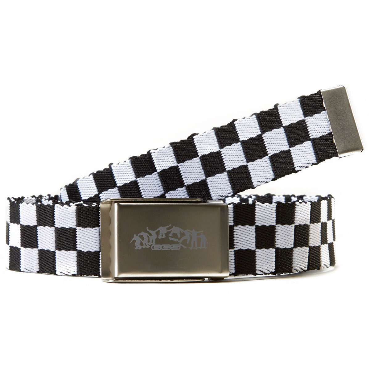 CCS Silver Kickflip Buckle Belt - Checkerboard image 1