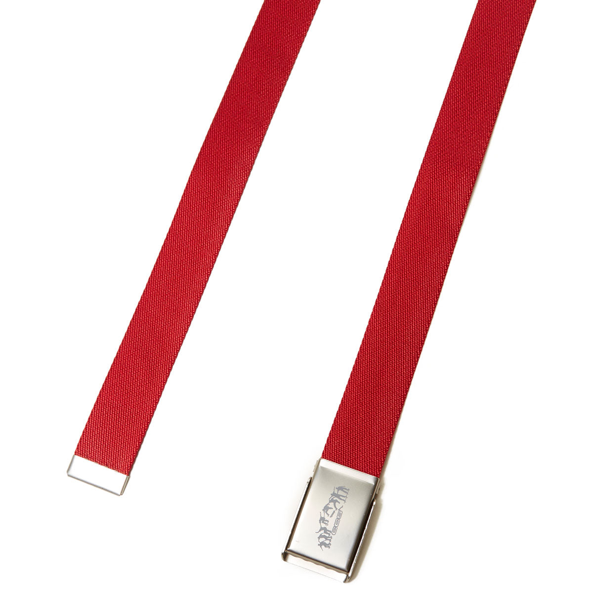 CCS Silver Kickflip Buckle Belt - Red image 2