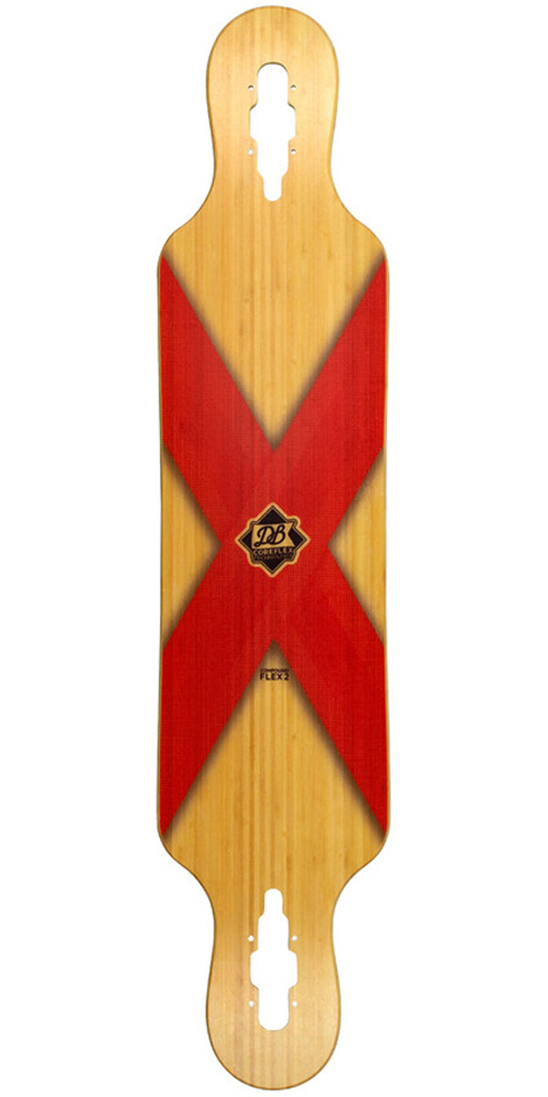 DB Coreflex Compound Flex 2 Longboard Deck - Red