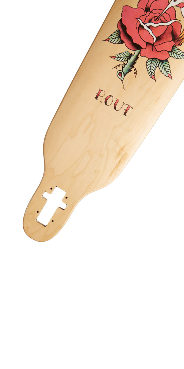 Rout Flash Drop-Thru Longboard Complete