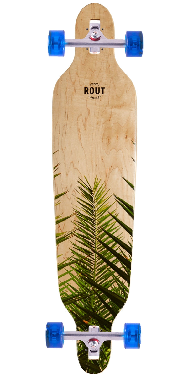Rout Palms Drop-Thru Longboard Complete