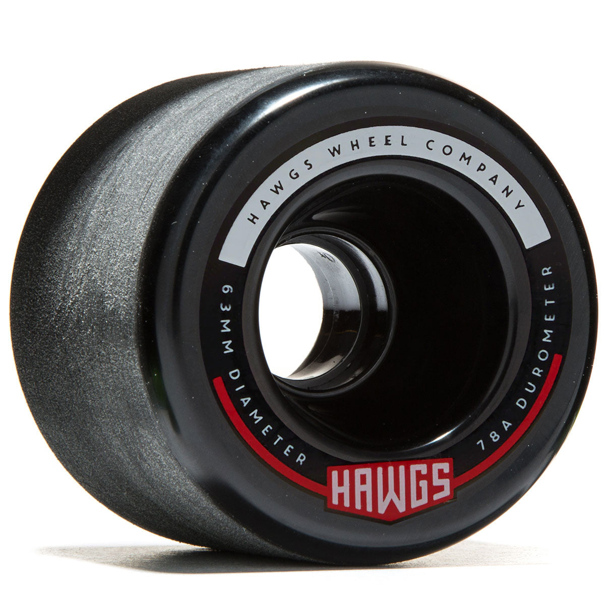 Hawgs Fatties 78a Stone Ground Longboard Wheels - Black - 63mm
