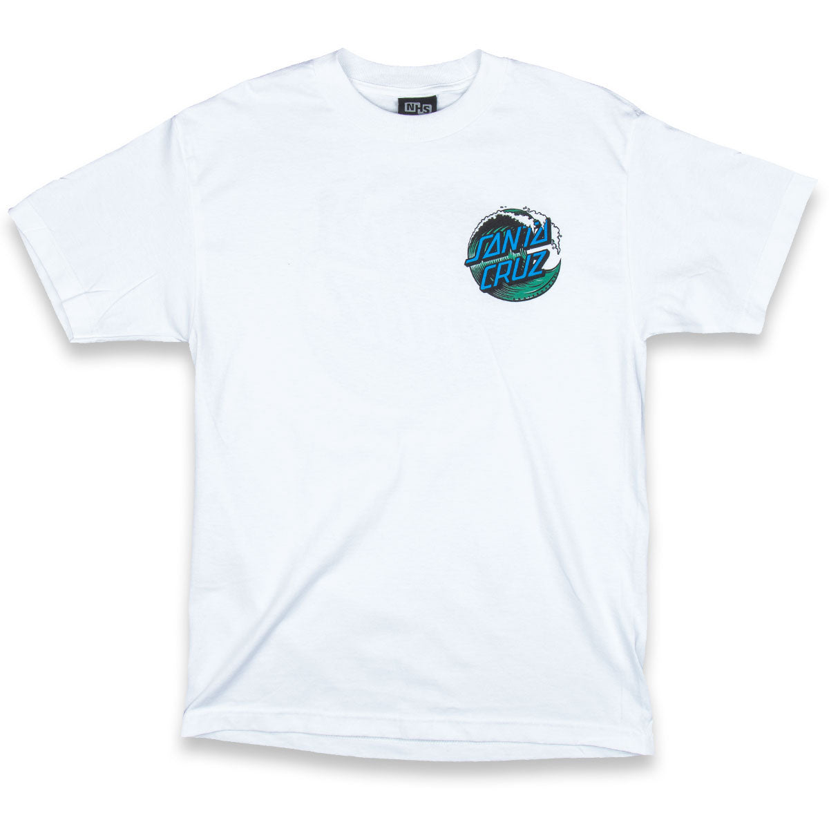 Santa Cruz Wave Dot T-Shirt - White image 1